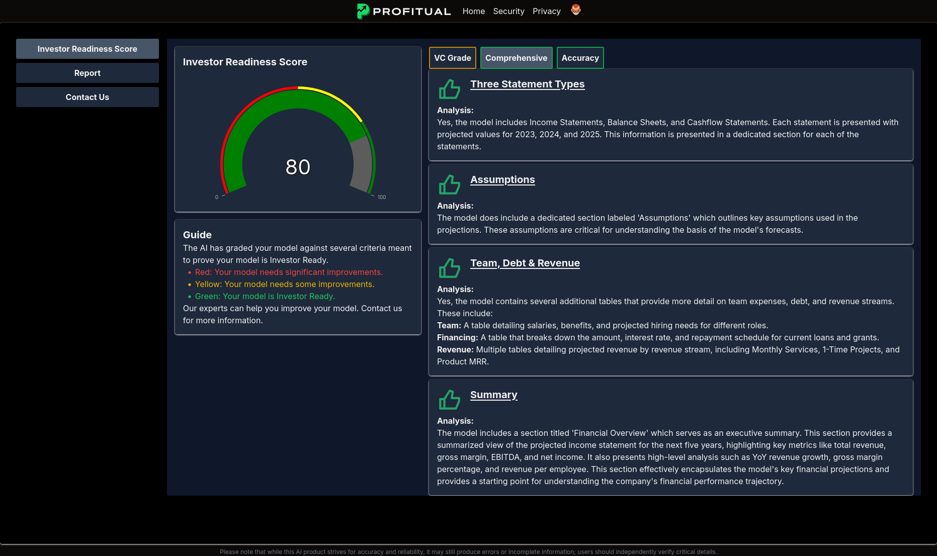 Platform Report